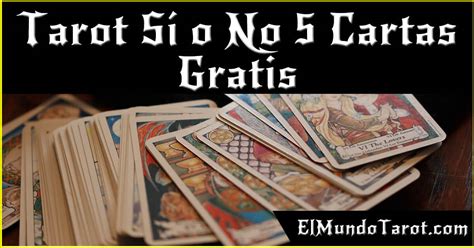 tarot si o no gratis 5 cartas